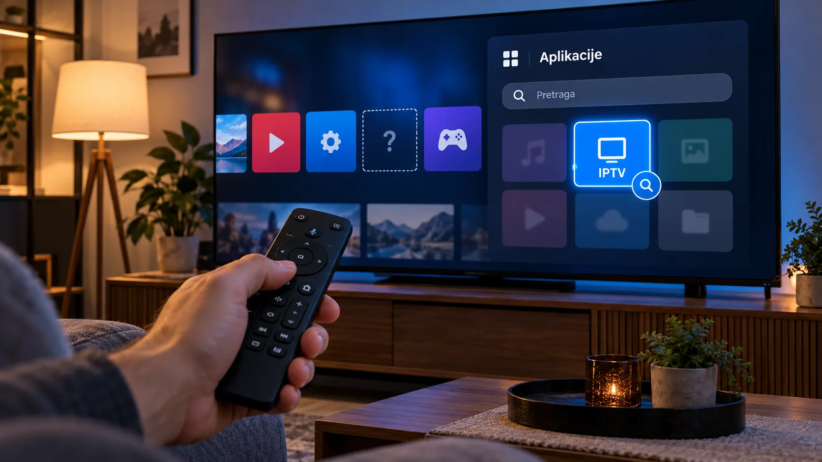 iptv aplikacija nestala sa početnog ekrana — IPTV aplikacija je nestala sa početnog ekrana televizora: kako je pronaći