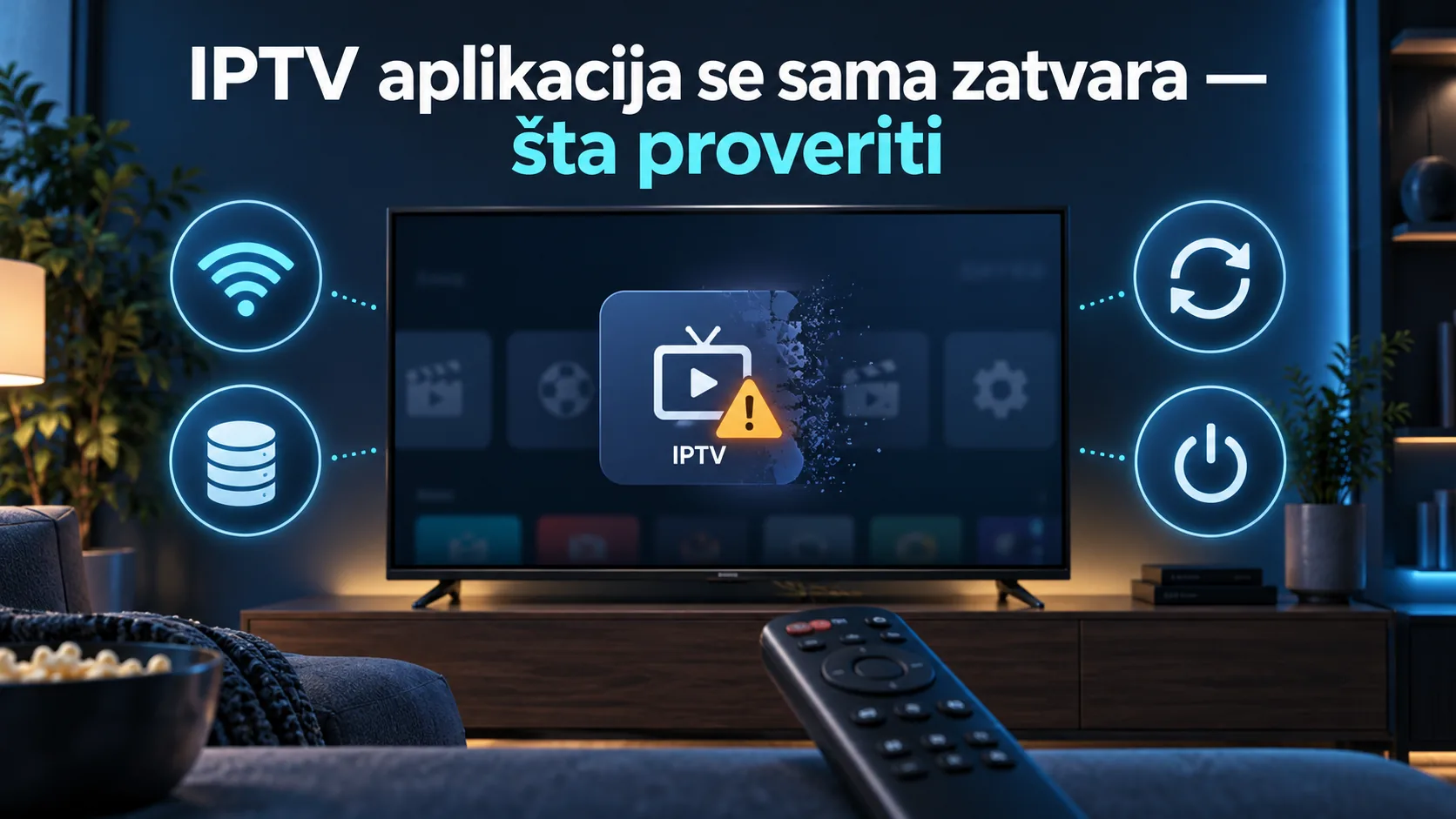 iptv aplikacija se sama zatvara — IPTV aplikacija se sama zatvara — šta proveriti
