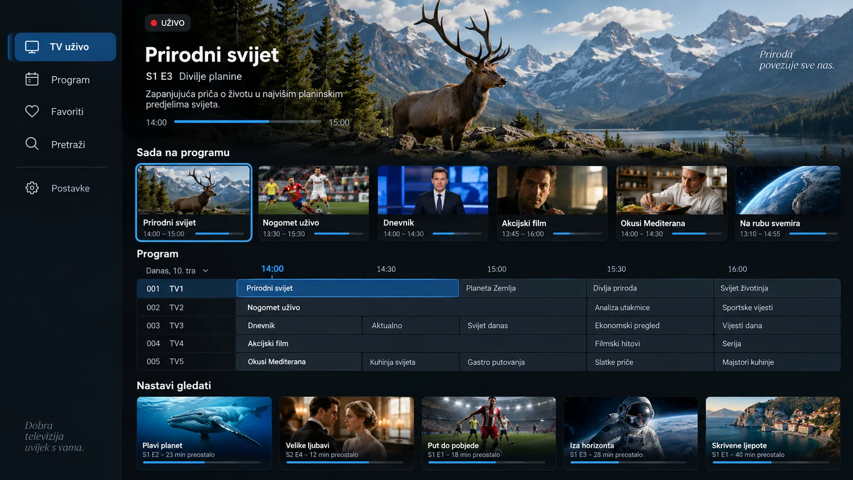 aplikacija za besplatno gledanje tv programa — Aplikacija za gledanje TV programa — IPTV ili nešto drugo