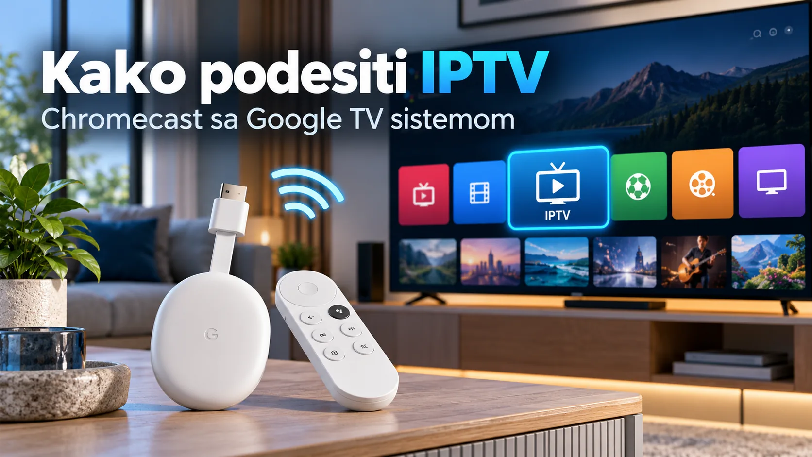 iptv chromecast google tv podešavanje — Kako podesiti IPTV na Chromecast uređaju sa Google TV sistemom