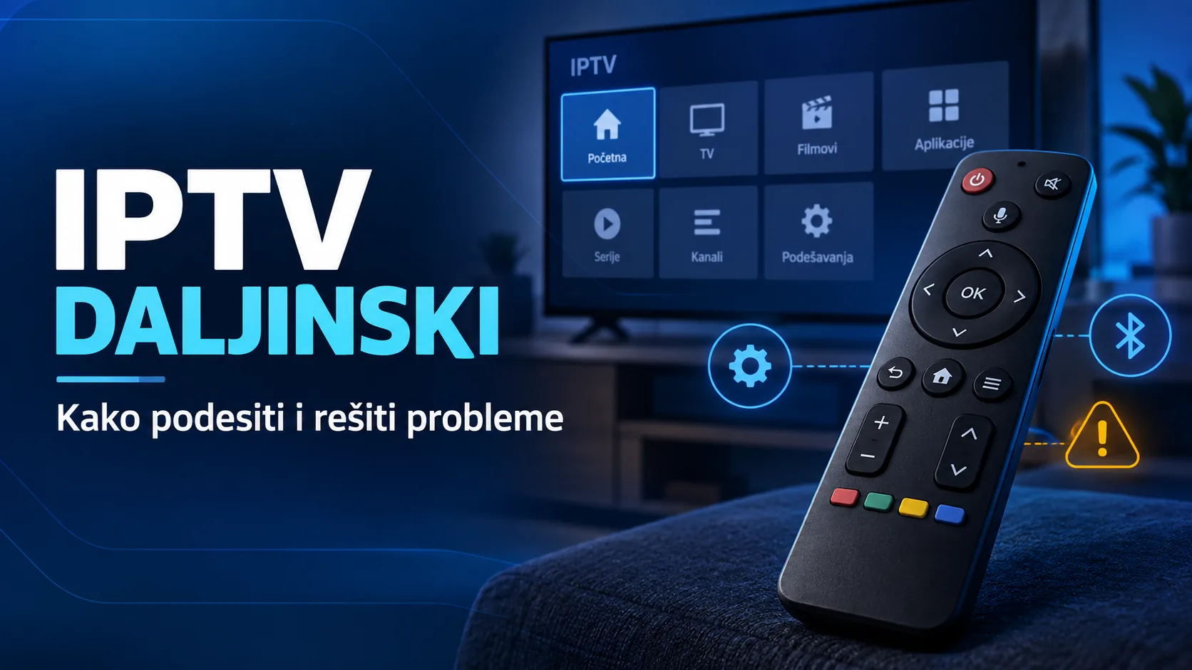 IPTV daljinski — kako podesiti i rešiti probleme