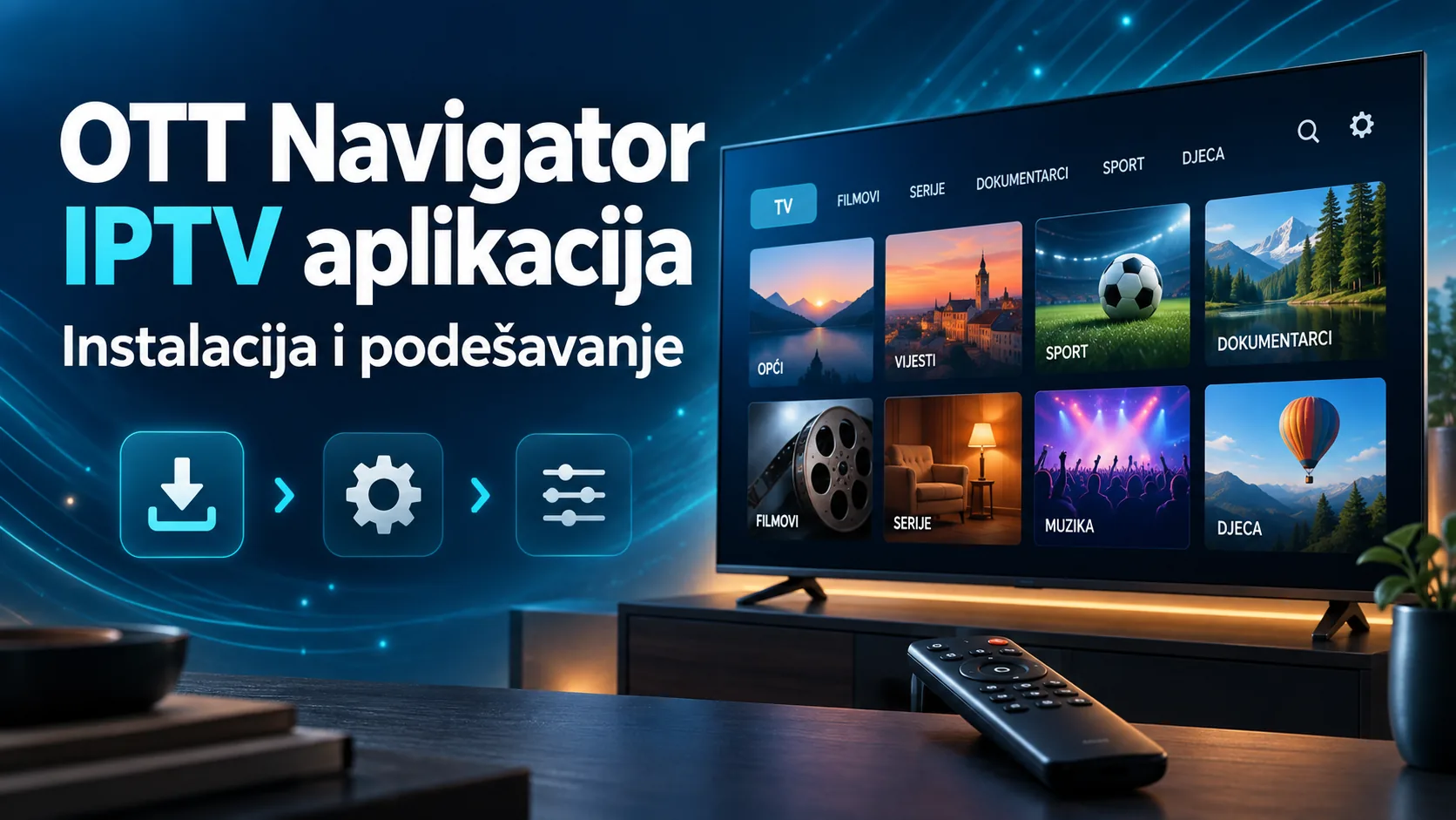 OTT Navigator IPTV aplikacija — instalacija i podešavanje